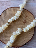 Mother of Pearl Vintage Chip Bead Necklace