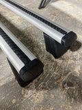 Pair of Volvo Load Carriers with Integrated Rails Roof Rack with Keys & Installation Tool