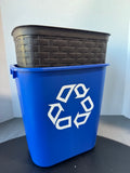 Pair of Plastic Waste Baskets