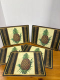 Pineapple Cork Back Pimpernel Placemats - Set Of 5 (F)