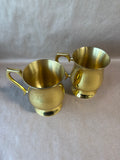 Pair Of Tankard Brass Mugs