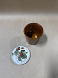 Stoneware Fraise Strawberry Preserves Jar (A)