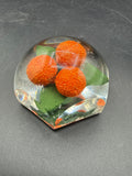 Clear Acrylic Fruit Paperweight