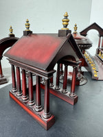4-Piece Bombay Company Mahogany Wooden Architectural Executive Golf Putting Set