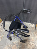 Blue Drive Medical Rollator Walker with Seat Storage