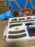Marklin HO Scale Train Set-S 2927A  Engine 2 Cars Transformer Track Box NOT TESTED