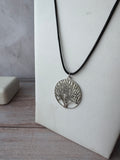 Black Corded Tree of Life Pendant Necklace (2 AVAILABLE—PRICED INDIVIDUALLY AT $10 EACH)