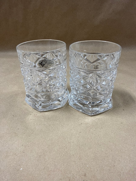 Pair Of Crystal Drinking Glasses