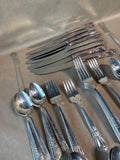 Nobility Plate & W.M. A. Rogers Oneida Assorted Flatware - 55 Pieces