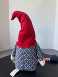 Stars & Stripes Plush Gnome with Dangly Legs