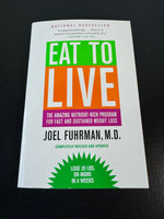 Pair of Joel Fuhrman, M.D. Eat To Live Books