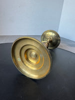 Solid Brass Candlestick with Drip Pan