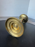 Solid Brass Candlestick with Drip Pan