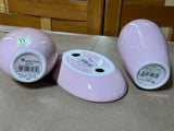 Pink Wamsutta Ceramic Bath Accessories, 3 pc