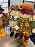 Indian/Turkey/Fall Decor Lot B, Set of 5 Porch Greeters, 26"H.