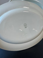 2-Piece Wedgwood England Edme Cream China Oval Serving  Platters