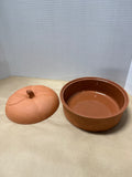 Pumpkin Terra Cotta Lidded Baking Dish
