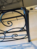 Queen Metal Bed with Metal Frame