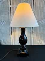 Waverly Home Chocolate Brown Resin Table Lamp (WORKS)