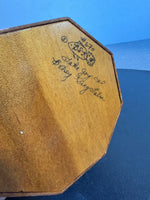 Betsy Krieg Salm Double Signed Hand Painted Octagonal Lidded Box