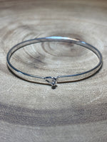 Silver Tone Bracelet Stamped “Sister”