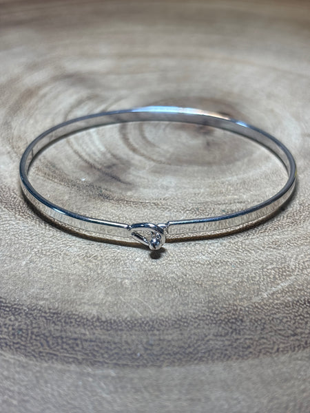 Silver Tone Bracelet Stamped “Sister”