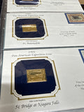 Golden Replicas Of US Classic Stamps (B)