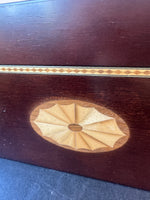 Bombay Company Mahogany Wooden Inlaid Letter Box