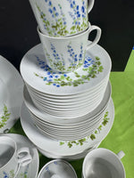 77-Piece Mikasa Japan L9001 Blue Bells China Set