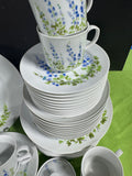 77-Piece Mikasa Japan L9001 Blue Bells China Set