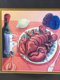 Rafuse Lobster Print; Signed