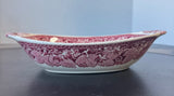 (JJ) Mason’s England Vista Pink China Double Handled Oval Vegetable Bowl