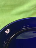 Peugeot Appolia Oval Oven Dish Ceramic Baker w/ Handles - Blue