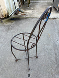 Metal “Chair” Plant Stand