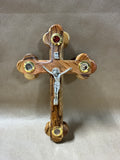 Olive Wood Cross With Essence from The Holy Land (C)