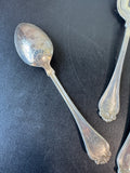 24-Piece Mermod Jaccard & King Co. Sterling Silver Monogrammed Flatware