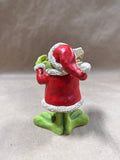 (A) Russ Douglas Christmas Santa Bobble Frog