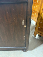 Dark Wood Tone Night Stand/End Table with (3) Drawers***READ DESCRIPTION***AS IS
