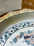 Vintage Two Tier stand with Maitland Smith Ltd. Ceramic Bowls ***Read Description***
