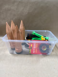 Garage Lot And Self Watering Sticks For Plants