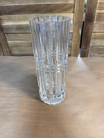Cristal D'Arques HEAVY Genuine Lead Crystal Cylindrical Vase