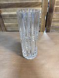 Cristal D'Arques HEAVY Genuine Lead Crystal Cylindrical Vase