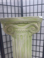 Plaster Column Plant Stand