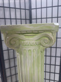 Plaster Column Plant Stand