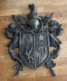 Medieval Metal Coat of Arms Shield Wall Plaque