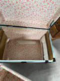 Vintage Painted Trunk, on Casters