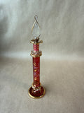 Ruby Red And Gold Egyptian Style Perfume Bottle (B)