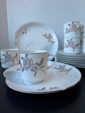 16-Piece Japan Paula Pink Floral Fine China Set