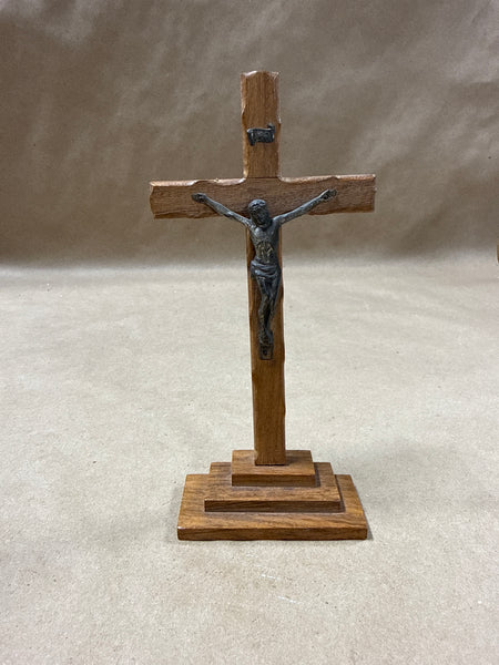 Wood And Metal Crucifix