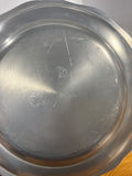 Antique-Style French Pewter Dinner Plates - Set Of 8
